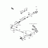 Схема вузла: Перемикач передач для Kawasaki ZX600 Ninja ZX-6R