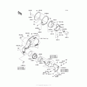 Схема узла: Headlight(S) для Kawasaki VN1700 Vulcan 1700 Voyager
