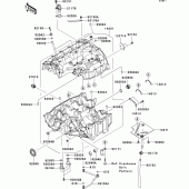 Схема узла: Картер двигателя для Kawasaki ZX636 Ninja ZX-6R
