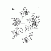 Схема вузла: Engine Cover(s) для Kawasaki ZX1000 Ninja ZX-10RR