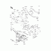Схема вузла: Вихлопна система для Kawasaki VN1700 Vulcan 1700 Classic