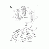 Схема вузла: Підвіска/задній амортизатор для Kawasaki ZX1400 Ninja ZX-14R ABS