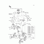 Схема вузла: Паливний бак для Kawasaki ER650 ER-6N ABS