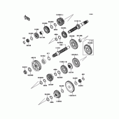 Схема узла: Трансмиссия для Kawasaki VN1700 VN1700 Classic Tourer ABS