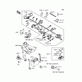 Схема вузла: Електроустаткування для Kawasaki ZR750 Z750