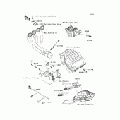 Схема вузла: Fuel injection для Kawasaki ZR1000 Z1000