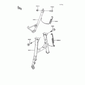 Схема вузла: Stand(s) для Kawasaki ZG1000 Concours