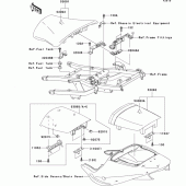 Схема вузла: Сидіння для Kawasaki ZX900 Ninja ZX-9R