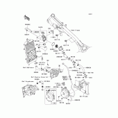 Схема узла: Water pipe для Kawasaki VN900 Vulcan 900 Classic LT