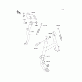 Схема вузла: Stand(s) для Kawasaki EX500 GPZ500S