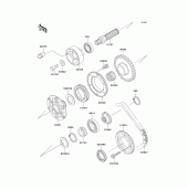 Схема вузла: Generator shaft для Kawasaki ZX750 Ninja ZX-7R