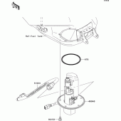 Схема вузла: Fuel pump для Kawasaki ZX1000 Ninja ZX-10R