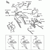 Схема вузла: Cowling(1/2)(zx1000-b2) для Kawasaki ZX1000 ZX-10