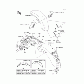Схема вузла: Крило для Kawasaki VN1700 Vulcan 1700 Classic LT
