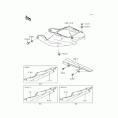 Схема вузла: Side covers/chain cover(zx600-h1) для Kawasaki ZX600 Ninja ZX-6R