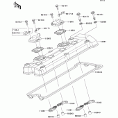 Схема вузла: Клапанна кришка Kawasaki ZR1000 Z1000