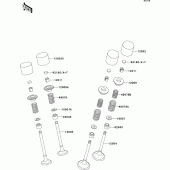 Схема вузла: Важелі для Kawasaki ZX600 ZZ-R600