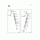 Схема узла: Рокер & Клапан для Kawasaki EX250 ZZR250