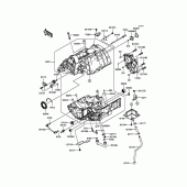 Схема вузла: Картер двигуна для Kawasaki KLE650 Versys 650
