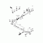 Схема вузла: Перемикач передач для Kawasaki ZR1000 Z1000