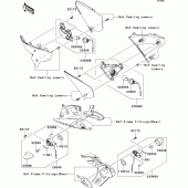 Схема вузла: Поворотники для Kawasaki ZX636 Ninja ZX-6R