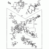 Схема вузла: Front bevel gear(1/2) для Kawasaki VN1500 VN-15