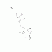 Схема узла: Система зажигания для Kawasaki KX125