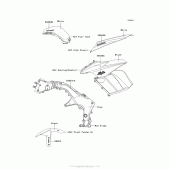 Схема вузла: Decals (White)(Hdf) для Kawasaki ZX1000 Ninja 1000 ABS