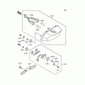Схема узла: Задний фонарь (Стоп-сигнал) для Kawasaki ZX1100 GPZ1100