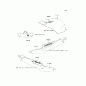 Схема вузла: Decals(silver)(j6f) для Kawasaki ZX600 ZZ-R600