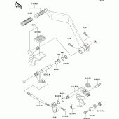 Схема узла: Переключатель передач для Kawasaki VN1500 VN1500 Classic