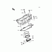 Схема вузла: Циліндр & Поршень для Kawasaki KLE650 Versys 650 ABS