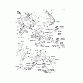 Схема узла: Подножки для Kawasaki EX650 Ninja 650