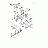Схема вузла: Підвіска для Kawasaki ZG1000 1000GTR