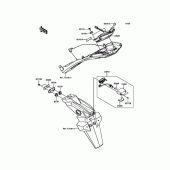 Схема вузла: Стоп сигнал для Kawasaki BR125 Z125 Pro