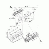 Схема вузла: Top feed injecter для Kawasaki ZX636 Ninja ZX-6R