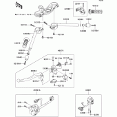 Схема вузла: Кермо & Пульт управління рульовим для Kawasaki ZX636 Ninja ZX-6R