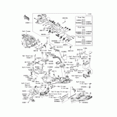 Схема вузла: Chassis electrical equipment(1/2)(b8f) для Kawasaki ZG1400 Concours 14