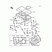 Схема узла: Масляный поддон для Kawasaki ZR1200 ZRX1200R