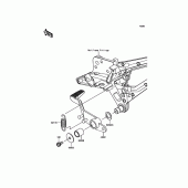 Схема вузла: Лапка гальма для Kawasaki ZR800 Z800