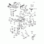 Схема вузла: Accessory(trunk bracket) для Kawasaki ZG1200 Voyager XII