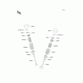 Схема вузла: Клапан для Kawasaki ZX900 Ninja ZX-9R