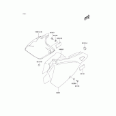 Схема вузла: Side covers для Kawasaki KLX400 KLX400SR