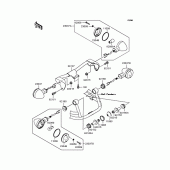 Схема вузла: Поворотники для Kawasaki VN400 Vulcan Drifter