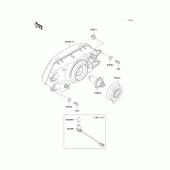 Схема вузла: Headlight(s) для Kawasaki KLE250 Anhelo