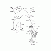 Схема вузла: Brake piping для Kawasaki ZX636 Ninja ZX-6R ABS
