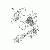 Схема вузла: Engine Cover(s) для Kawasaki KLE650 Versys 650