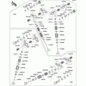 Схема вузла: Клапан(и) для Kawasaki VN1600 VN1600 Mean Streak