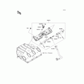 Схема вузла: Top feed injecter для Kawasaki ZX1000 Ninja ZX-10R