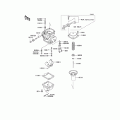 Схема вузла: Комплектуючі карбюратора для Kawasaki KZ1000 Police
